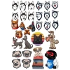 Sevimli Köpekler Sticker Set 25 Parça Telefon, Tablet, Defter, Laptop Sticker