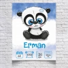 Sevimli Panda Temalı Yaş Panosu 2