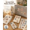 Sevimli Tatlı Rakun Sticker Set