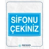 Sifonu Çekiniz Sticker 20X28 Cm