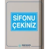 Sifonu Çekiniz Sticker 20X28 Cm