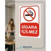 Sigara İçilmez Sticker 20X28 Cm