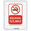 Sigara İçilmez Sticker 20X28 Cm