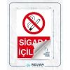 Sigara İçilmez Sticker 20X28 Cm