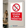 Sigara İçmek Yasaktır Sticker 20X28 Cm