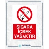 Sigara İçmek Yasaktır Sticker 20X28 Cm