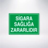 Sigara Sağlığa Zararlıdır Sticker 20X28 Cm