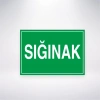 Sığınak Sticker 20X28 Cm
