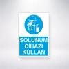 Solunum Cihazı Kullabn Sticker 20X28 Cm