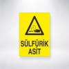 Sülfirik Asit Sticker 20X28 Cm