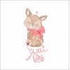 Sweet Little Sevimli Geyik Sticker