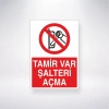 Tamir Var Şalteri Açma Sticker 20X28 Cm