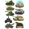 Tank Sticker Set 9 Parça Telefon, Tablet, Defter, Laptop Sticker