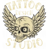 Tatto Studio Sticker 10x10 cmRenkli Sticker