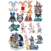 Tavşan Sticker Set-3 13 Parça Telefon, Tablet, Defter, Laptop Sticker