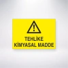 Tehlike Kimyasal Madde Sticker 20X28 Cm