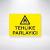Tehlike Parlayıcı Sticker 20X28 Cm