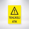 Tehlikeli Atık Sticker 20X28 Cm
