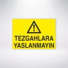 Tezgahlara Yaslanmayın Sticker 20X28 Cm