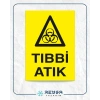Tıbbi Atık Sticker 20X28 Cm