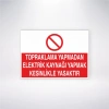Topraklama Yapmadan Elektrik Kaynağı Yapmak Kesinlikle Yasaktır Sticker 20X28 Cm