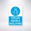 Tüpleri Zincire Bağlayınız Sticker 20X28 Cm