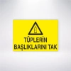 Tüplerin Başlıklarını Tak Sticker 20X28 Cm