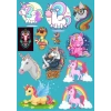 Uncorn Sticker Set-1 12 Parça Telefon, Tablet, Defter, Laptop Sticker
