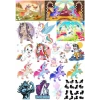 Unicorn Sticker Set 6 16 Parça Telefon, Tablet, Defter, Laptop Sticker