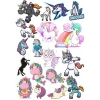 Unicorn Sticker Set 7 15 Parça Telefon, Tablet, Defter, Laptop Sticker