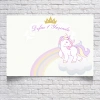UNICORN TEMALI DOĞUM GÜNÜ AFİŞİ 100X150 cm