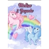 Unicorn Temalı Doğum Günü Afişi 35X50 cm