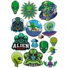 Uzaylılar Sticker Set 7 15 Parça Telefon, Tablet, Defter, Laptop Sticker