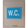 W.C Sticker 20X28 Cm