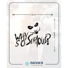 Why So Serious Sticker 17x17 Cm Siyah