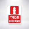 Yangın Hidrantı Sticker 20X28 Cm