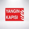 Yangın Kapısı Sticker 20X28 Cm