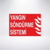 Yangın Söndürme Sistemi Sticker 20X28 Cm