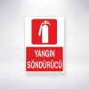 Yangın Söndürücü Sticker 20X28 Cm