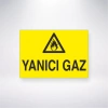 Yanıcı Gaz Sticker 20X28 Cm