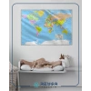 Dünya Haritası Posteri 50x70 cm