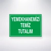 Yemekhanemizi Temiz Tutalım Sticker 20X28 Cm