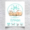 Balık Burcu ve Bebek Temalı Yaş Panosu