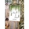 Yeşil Dallı ve Fenerli Düğün, Nişan ve Söz Karşılama Panosu – 50x70 cm