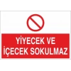 Yiyecek Ve İçecek Sokulmaz Sticker 20X28 Cm