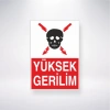 Yüksek Gerilim Sticker 20X28 Cm