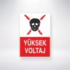 Yüksek Voltaj Sticker 20X28 Cm