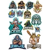 Zeus Sticker Set-2 13 Parça Telefon, Tablet, Defter, Laptop Sticker