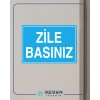 Zile Basınız Sticker 20X28 Cm