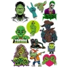 Zombi Sticker Set-5 13 Parça Telefon, Tablet, Defter, Laptop Sticker